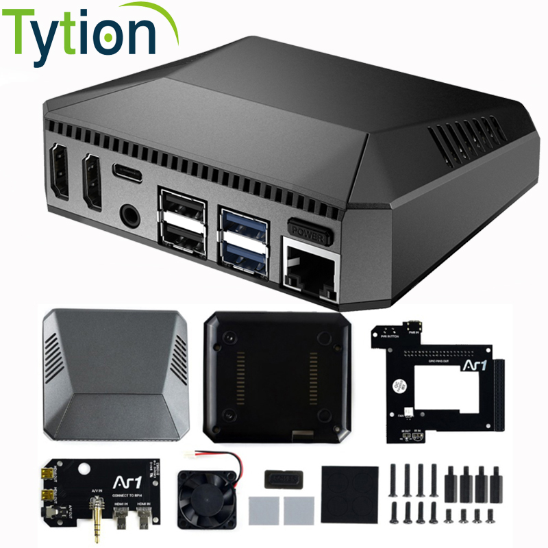 Argon One V3 M.2 Nvme Case - Tombol Daya Aman Casing Aluminium Argon