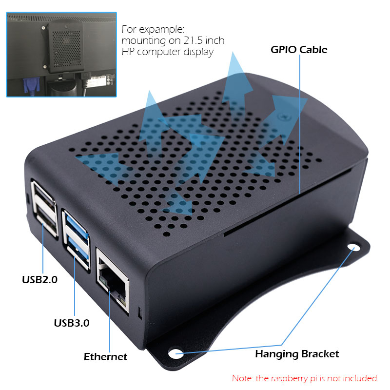 Raspberry Pi 4 Model B Alumini - Argon One V3 M.2 Nvme Case ulasan dan harga