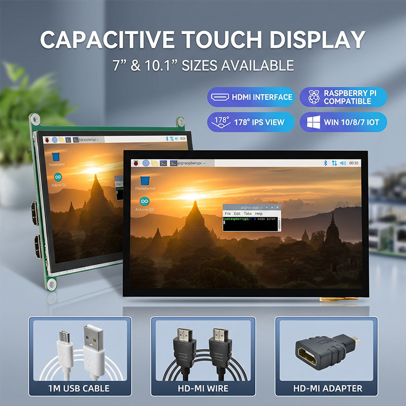 IPS HDMI Layar Sentuh 7 10.1 I - Raspberry Pi 10.1 Inch Capacitive Touch Screen Ips ulasan dan harga