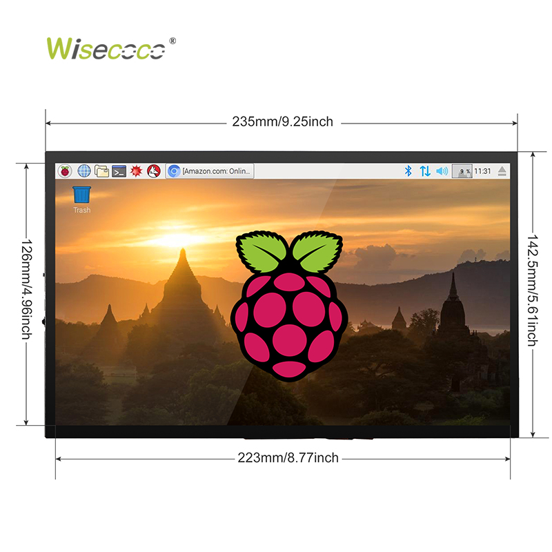 Layar Sentuh LCD Panel IPS HD  - Raspberry Pi 10.1 Inch Capacitive Touch Screen Ips ulasan dan harga