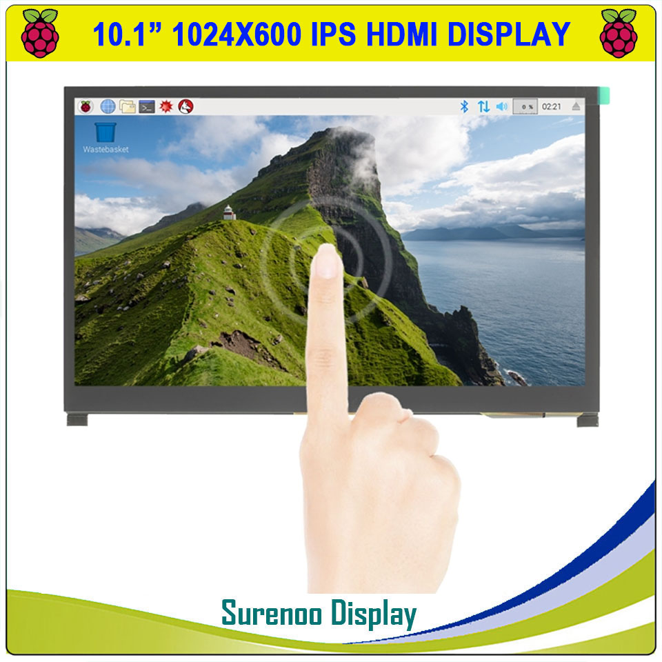 Layar Monitor Modul LCD TFT IP - Raspberry Pi 10.1 Inch Capacitive Touch Screen Ips ulasan dan harga