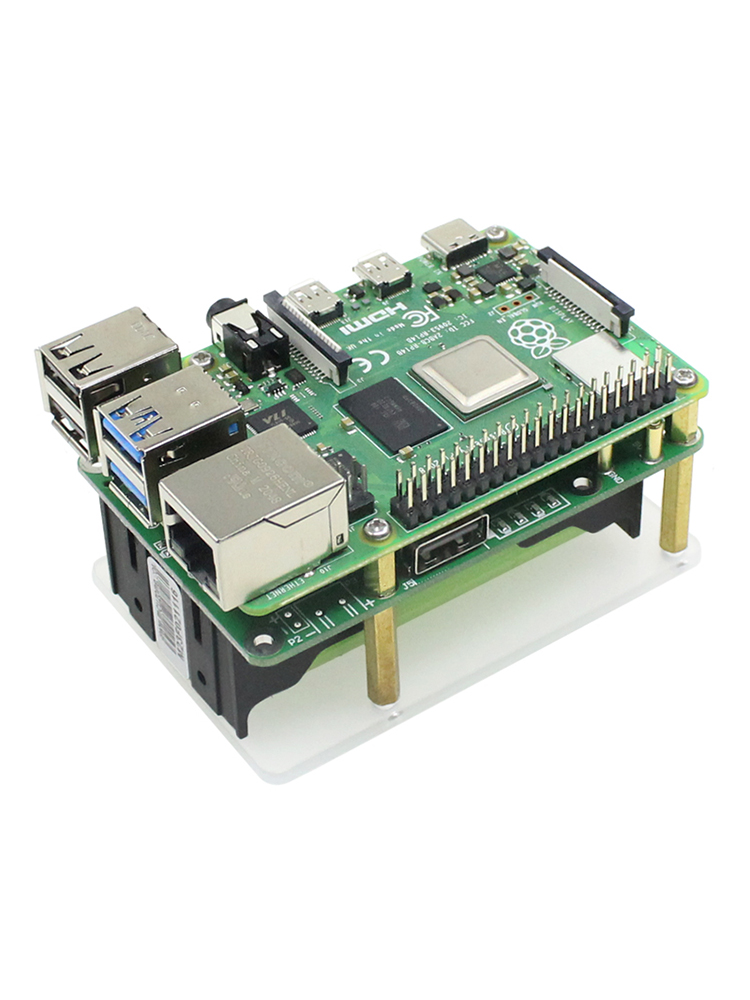 Raspberry Pi 4B 3B 18650 Papan - Raspberry Pi Uninterrupted Power Supply Ups 18650 ulasan dan harga