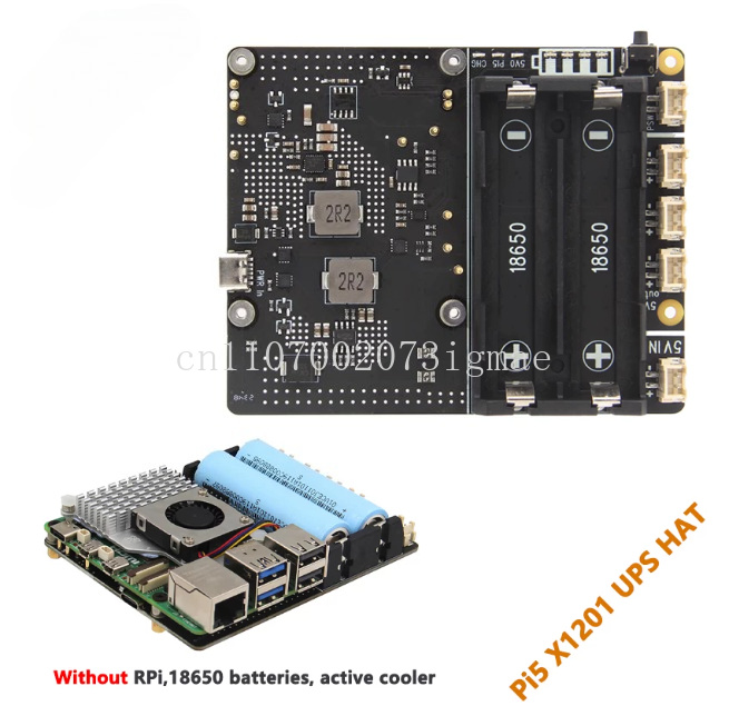 Raspberry Pi 5 X1201 Papan Eks - Raspberry Pi Uninterrupted Power Supply Ups 18650 ulasan dan harga