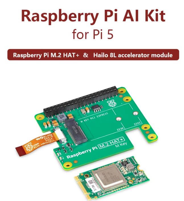 Kit AI Resmi Raspberry Pi 5 de - Raspberry Pi Ai Kit Hailo-8L ulasan dan harga